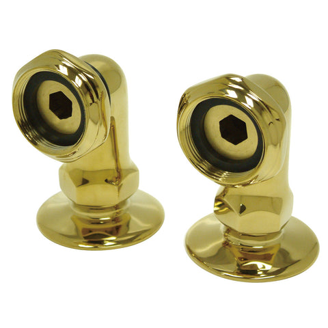 Kingston Brass CC2RS2 2" Riser for Leg Tub Filler, Polished Brass - Polished Brass