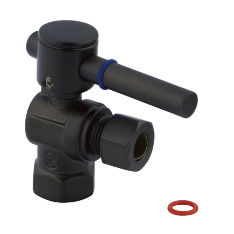 Fauceture CC33105DL 3/8" IPS, 3/8" O.D. Compression Angle Valve, Oil Rubbed Bronze - Oil Rubbed Bronze