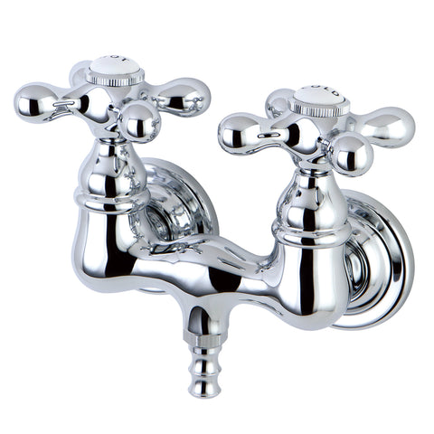 Kingston Brass CC38T1 Vintage 3-3/8" Wall Mount Tub Filler, Polished Chrome - Polished Chrome