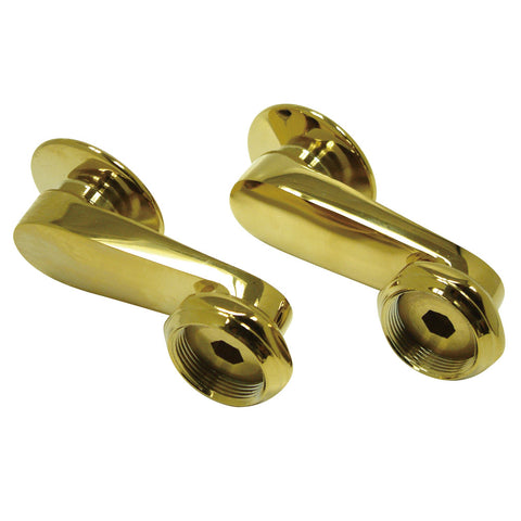 Kingston Brass CC3SE2 Swivel Elbow for Wall Mount Tub Filler, Polished Brass - Polished Brass