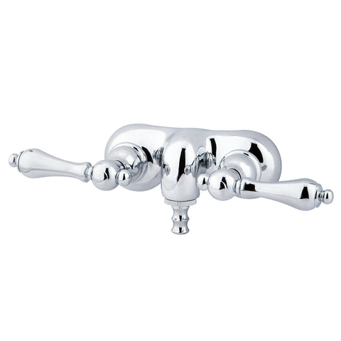 Kingston Brass CC42T1 Vintage 3-3/8" Wall Mount Tub Filler, Polished Chrome - Polished Chrome