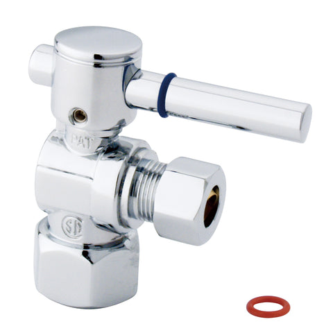Fauceture CC43101DL 1/2" IPS, 3/8" O.D. Compression Angle Valve, Chrome - Polished Chrome