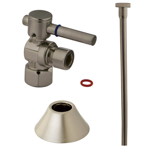 Kingston Brass CC43108DLTKF20 Comtemporary Plumbing Toilet Trim Kit, Satin Nickel - Satin Nickel