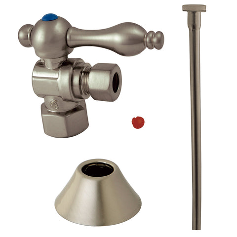 Kingston Brass CC43108TKF20 Traditional Plumbing Toilet Trim Kit, Satin Nickel - Satin Nickel