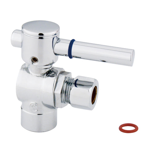 Fauceture CC43201DL 1/2" Sweat, 3/8" O.D. Compression Angle Valve, Chrome - Polished Chrome
