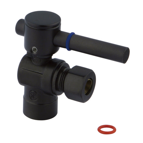 Fauceture CC43205DL 1/2" Sweat, 3/8" O.D. Compression Angle Valve, Oil Rubbed Bronze - Oil Rubbed Bronze