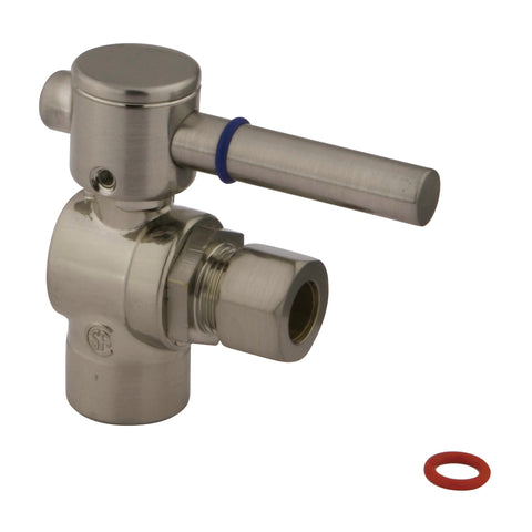 Fauceture CC43208DL 1/2" Sweat, 3/8" O.D. Compression Angle Valve, Satin Nickel - Satin Nickel