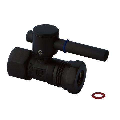 Fauceture CC44155DL 1/2" IPS, 1/2" or 7/16" Slip Joint Straight Valve, Oil Rubbed Bronze - Oil Rubbed Bronze
