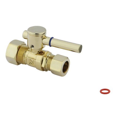 Fauceture CC44452DL 5/8" IPS, 1/2" O.D. Compression Straight Valve, Polished Brass - Polished Brass