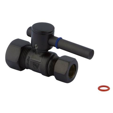 Fauceture CC44455DL 5/8" IPS, 1/2" O.D. Compression Straight Valve, Oil Rubbed Bronze - Oil Rubbed Bronze