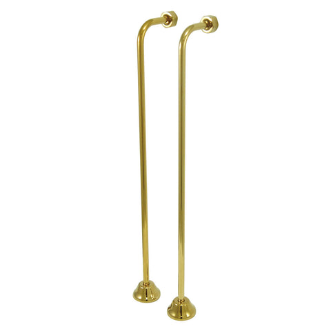 Kingston Brass CC462 Single Offset Bath Supply, Polished Brass - Polished Brass