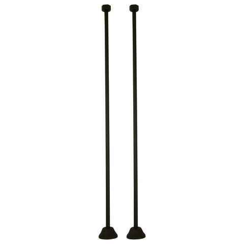 Kingston Brass CC485 Straight Bath Supply, Oil Rubbed Bronze - Oil Rubbed Bronze