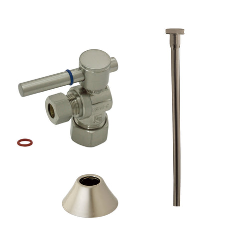 Kingston Brass CC53308DLTKF20 Comtemporary Plumbing Toilet Trim Kit, Satin Nickel - Satin Nickel