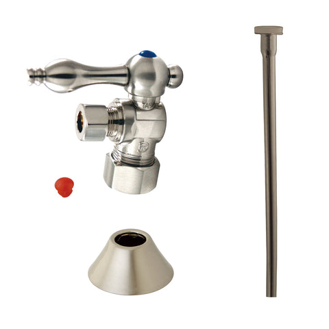 Kingston Brass CC53308TKF20 Traditional Plumbing Toilet Trim Kit, Satin Nickel - Satin Nickel