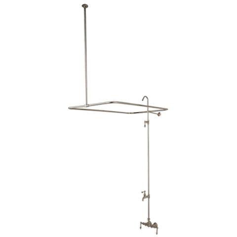 Kingston Brass CC61T8 Vintage 3-3/8" Wall Mount Tub Filler, Satin Nickel - Satin Nickel