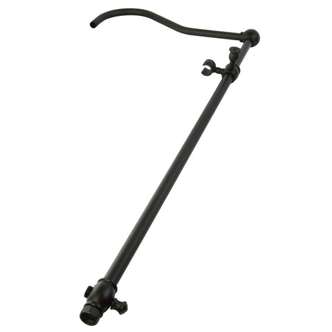 Kingston Brass CCR6125 Vintage 60" Add On Shower With 12" Shower Arm, Oil Rubbed Bronze - Oil Rubbed Bronze