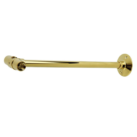 Kingston Brass CCS122 Vintage 12" Wall Support, Polished Brass - Polished Brass