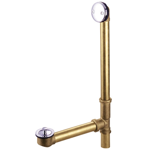 Kingston Brass DLL3161 Bath Tub Drain with Overflow, Chrome - Polished Chrome
