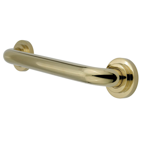 Kingston Brass DR414122 Manhattan 12" Grab Bar, Polished Brass - Polished Brass