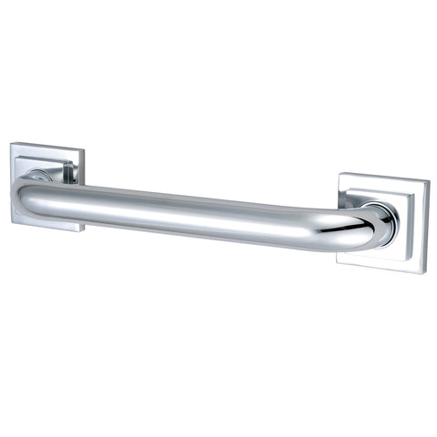 Kingston Brass DR614121 Claremont 12" Grab Bar, Chrome - Polished Chrome