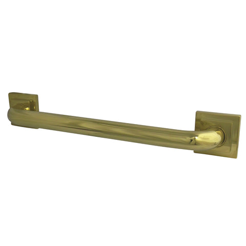 Kingston Brass DR614122 Claremont 12" Grab Bar, Polished Brass - Polished Brass