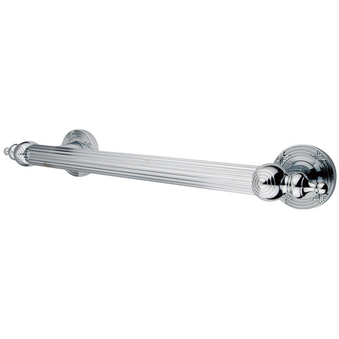 Kingston Brass DR710121 Templeton 12" Decorative Grab Bar, Chrome - Polished Chrome