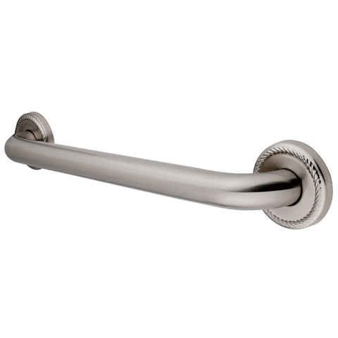 Kingston Brass DR814128 Laurel 12" Grab Bar, Satin Nickel - Satin Nickel