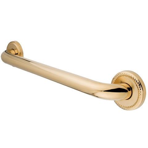 Kingston Brass DR814162 Laurel 16" Grab Bar, Polished Brass - Polished Brass