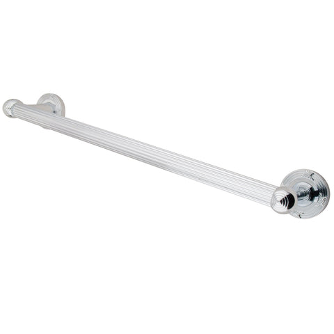 Kingston Brass DR910181 Georgian 18" Decorative Grab Bar, Chrome - Polished Chrome