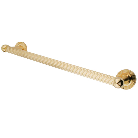 Kingston Brass DR910182 Georgian 18" Decorative Grab Bar, Polished Brass - Polished Brass