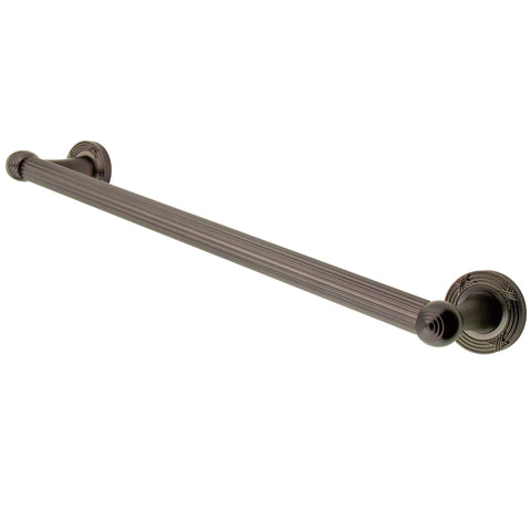 Kingston Brass DR910185 Georgian 18" Decorative Grab Bar, Oil Rubbed Bronze - Oil Rubbed Bronze