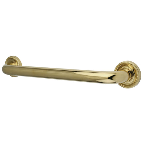Kingston Brass DR914122 Camelon 12" Grab Bar, Polished Brass - Polished Brass