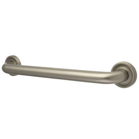 Kingston Brass DR914128 Camelon 12" Grab Bar, Satin Nickel - Satin Nickel