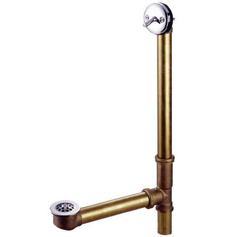 Kingston Brass DTL1161 Bath Tub Drain with Overflow, Chrome - Polished Chrome