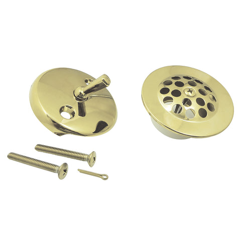 Kingston Brass DTL5305A2 Grid Tub Drain Kit, Polished Brass - Polished Brass