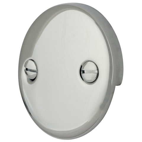 Kingston Brass DTT101 Bath Tub Overflow Plate, Chrome - Polished Chrome