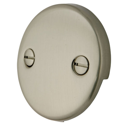 Kingston Brass DTT108 Bath Tub Overflow Plate, Satin Nickel - Satin Nickel