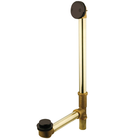 Kingston Brass DTT2185 Made To Match 18" Tub Waste & Overflow With Tip Toe Drain, Oil Rubbed Bronze - Oil Rubbed Bronze