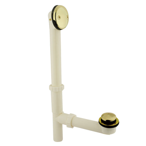 Kingston Brass DTTA2162 Tip-Toe Bath Tub Drain, Polished Brass - Polished Brass