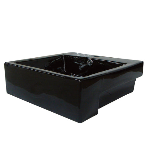 Fauceture EV4034K Concord Vessel Sink, Black - Black