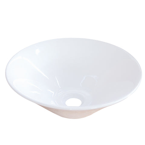 Fauceture EV4037 Soho Vessel Sink, White - White