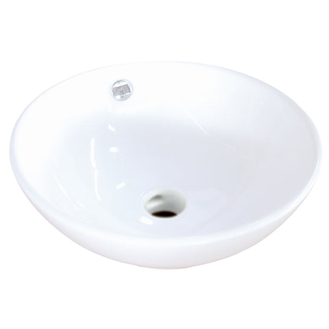 Fauceture EV4129 Perfection Vessel Sink, White - White