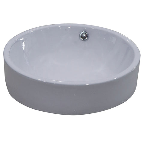 Fauceture EV4254 Zen Vessel Sink, White - White