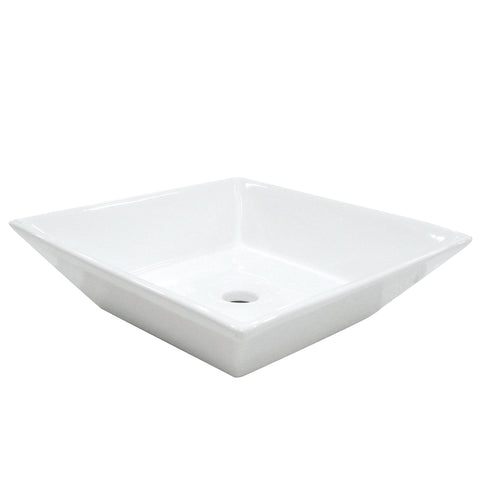 Fauceture EV4256 Artisan Vessel Sink, White - White