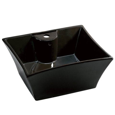 Fauceture EV4449K Forte Prime Vessel Sink, Black - Black