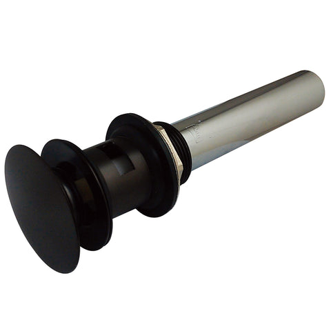 Fauceture EV6005 Push Pop-up Drain with Overflow, Oil Rubbed Bronze - Oil Rubbed Bronze