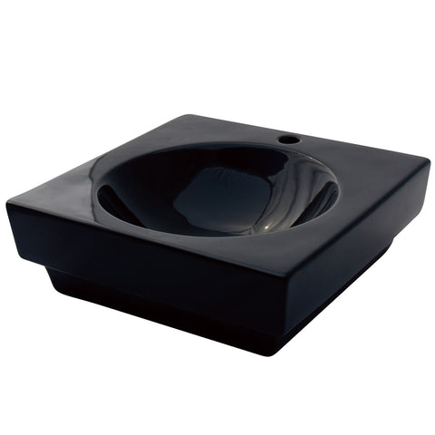 Fauceture EV7018K Beverly Hills Vessel Sink, Black - Black