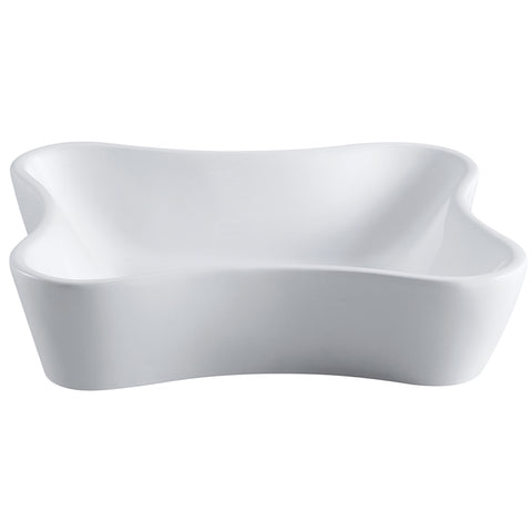 Fauceture EV8126 Nuevo Vessel Sink, White - White