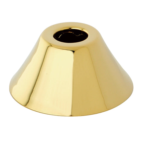 Kingston Brass FLBELL582 5/8" O.D. Compression Bell Flange, Polished Brass - Polished Brass