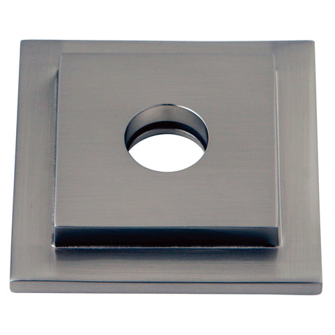 Kingston Brass FLSQUARE8 Heavy Duty Square Solid Cast Brass Shower Flange, Satin Nickel - Satin Nickel